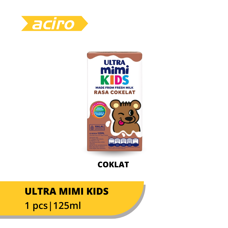 Ultra Mimi Kids Susu UHT Coklat 125ml