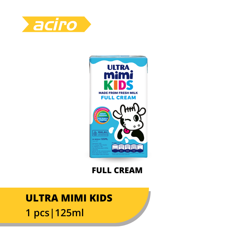 Ultra Mimi Kids Susu UHT Full Cream 125ml