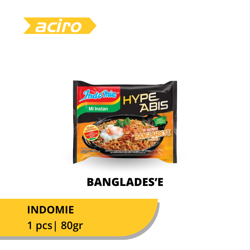 Indomie Mie Instan Kari Nyemek Banglahdes'e 80 gr