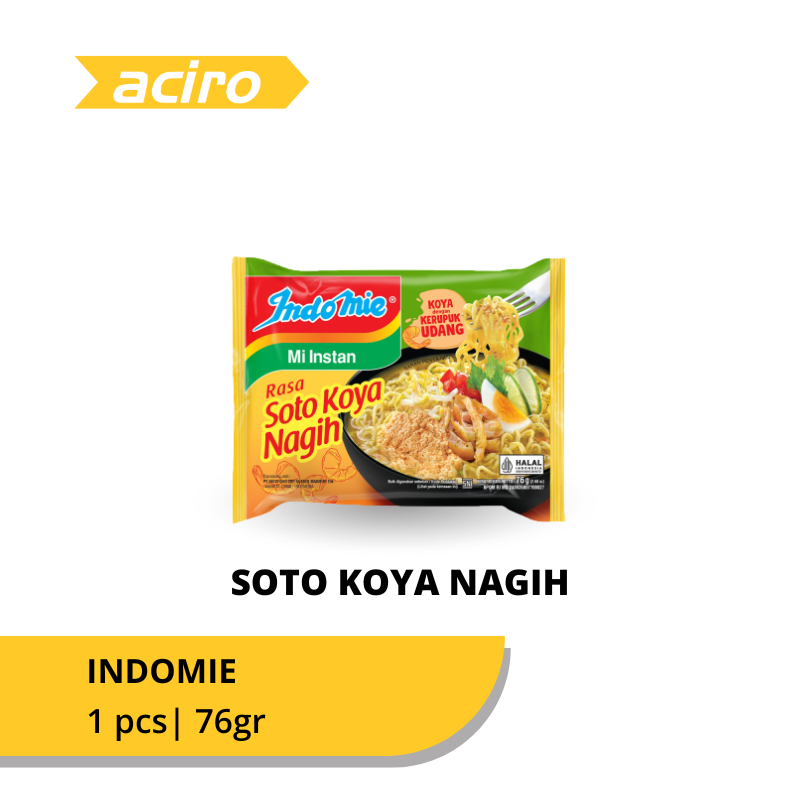 Indomie Mie Instan Soto Koya Nagih 76 gr