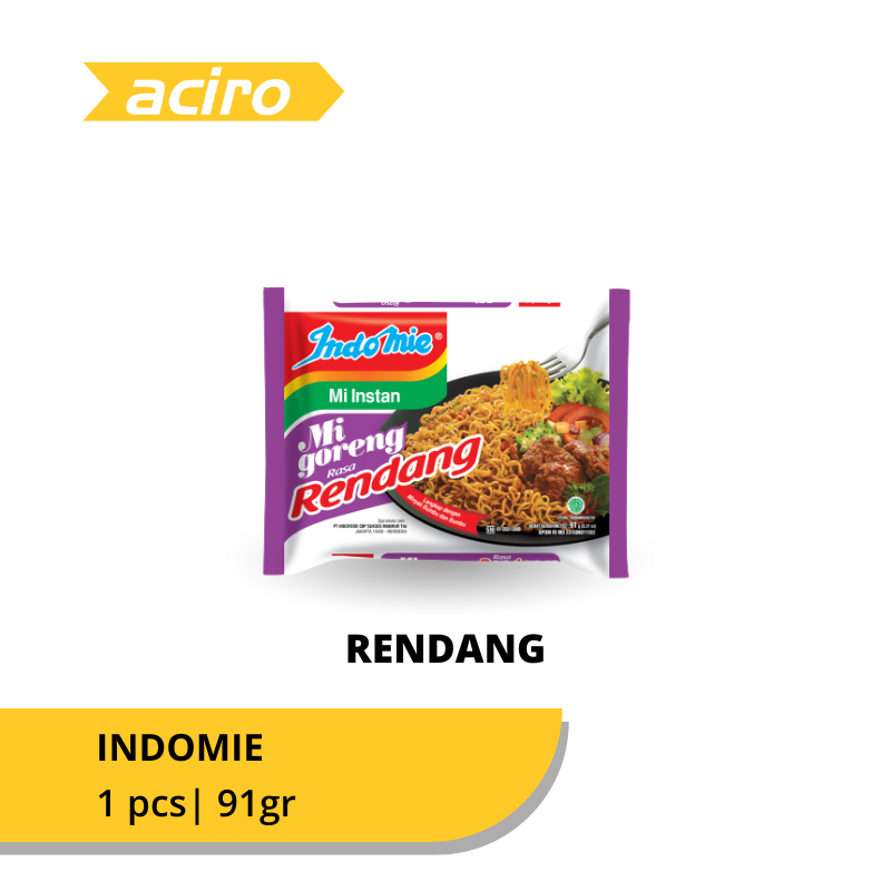 Indomie Mie Instan Goreng Rendang 91 gr