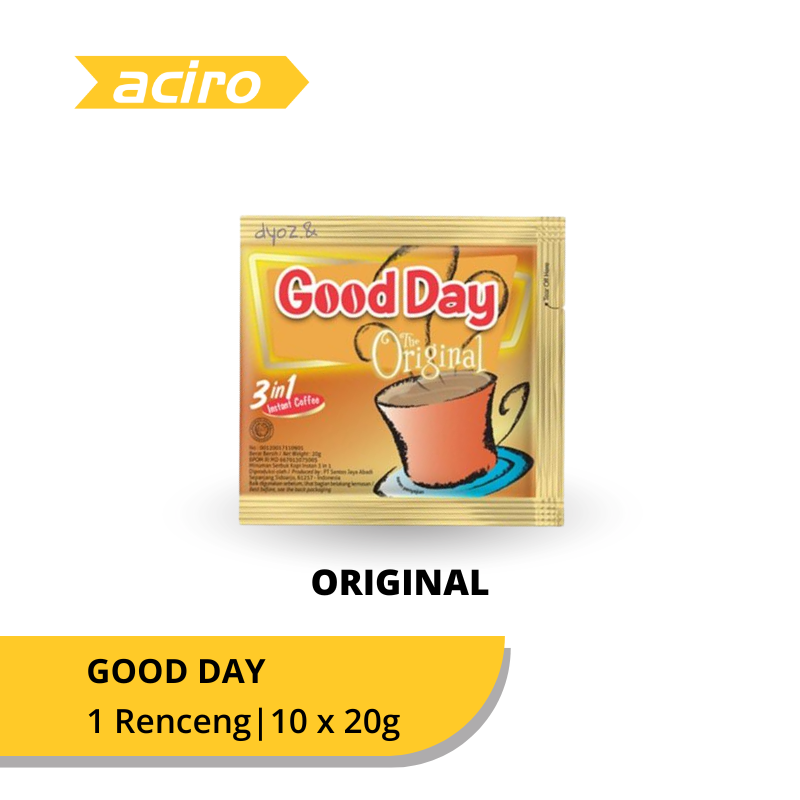 Good Day Kopi Instan Original Renceng 10 x 20 gr