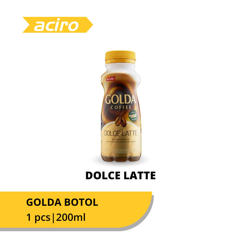 Golda Minuman Kopi Dolce Latte Botol 200ml