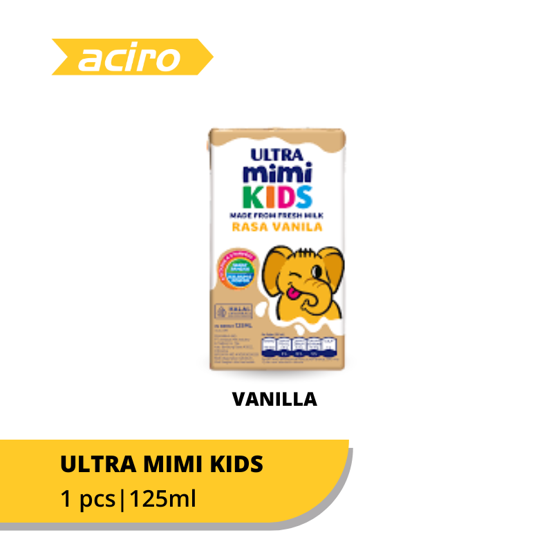 Ultra Mimi Kids Susu UHT Vanilla 125ml