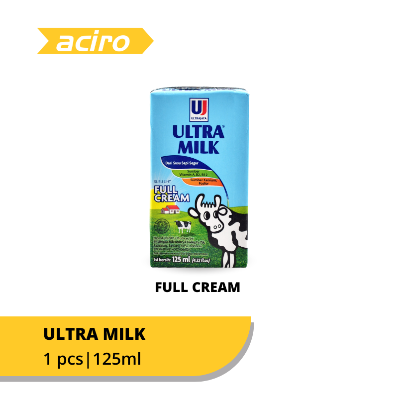 Ultra Milk Susu UHT Full Cream 125ml