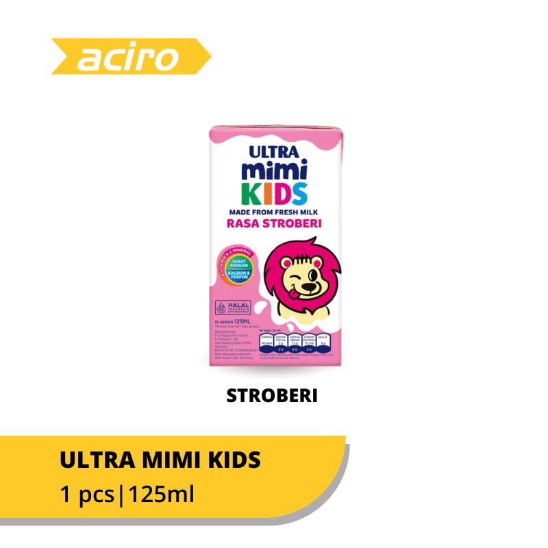 Ultra Mimi Kids Susu UHT Stroberi 125ml