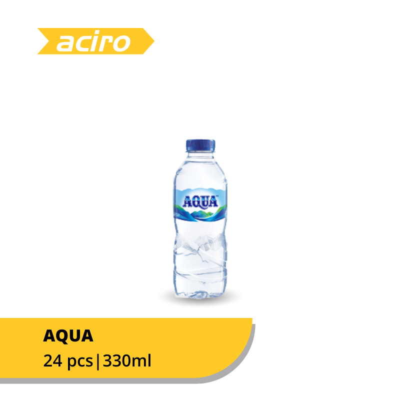 Aqua Air Mineral 330ml x 24 Botol  - Karton