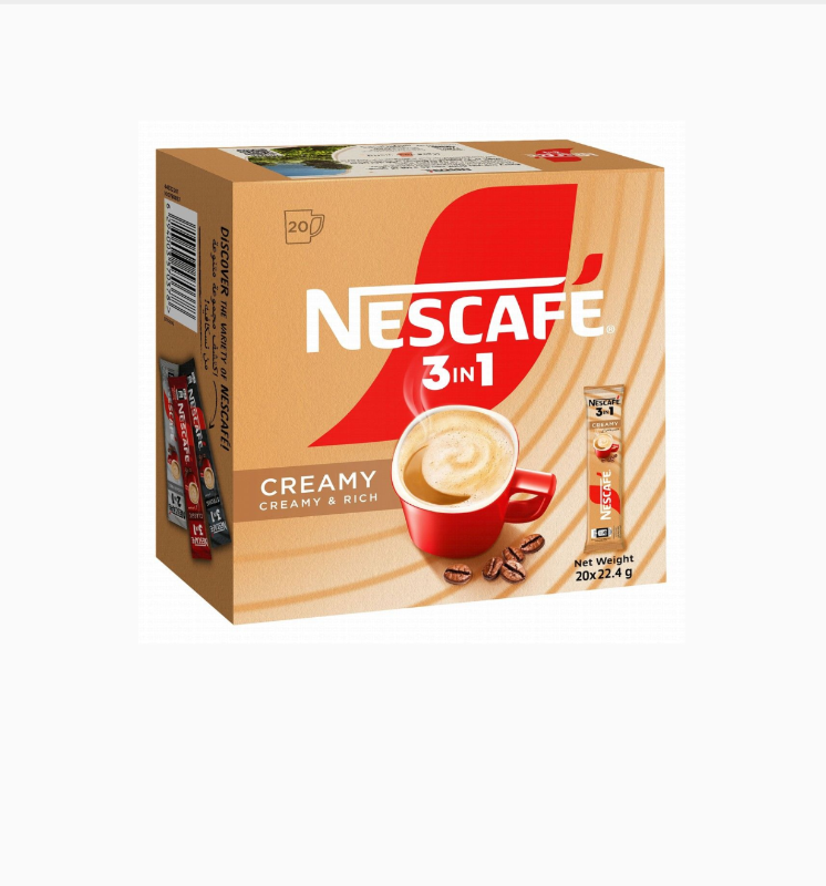Nescafé 3in1 Creamy Latte Instant Coffee Sticks 20 x 22.4 gr