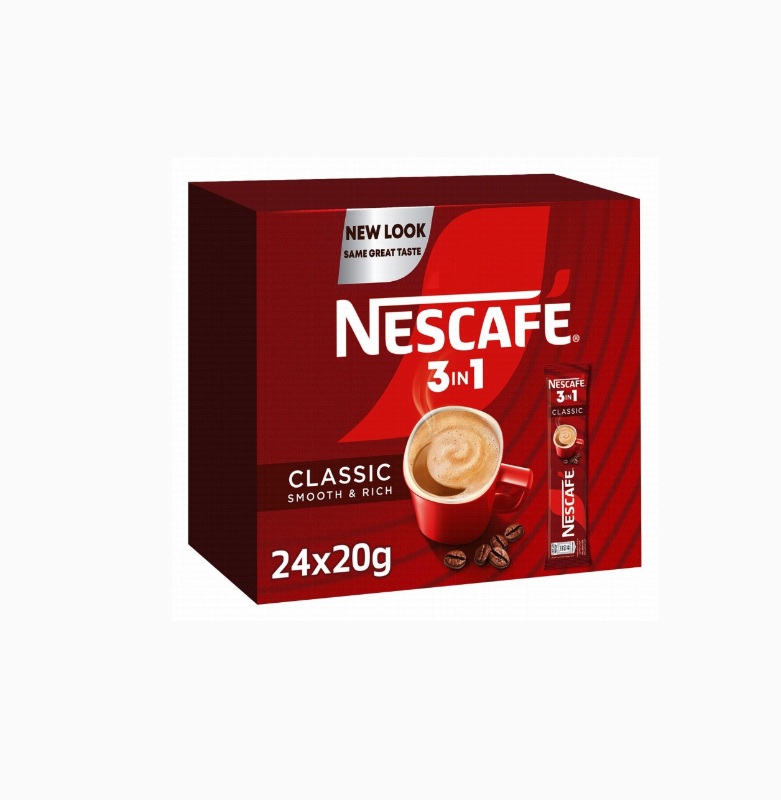 Nescafé 3in1 Classic Instant Coffee Sticks 24 x 20 gr