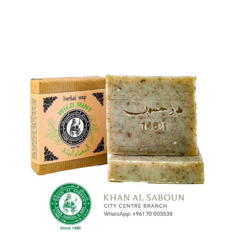 Mint herbal soap / نعنع اعشاب صابون