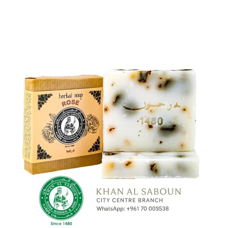 Rose herbal soap / جوري ورد اعشاب صابون