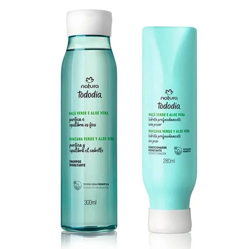 Kit Tododia Verde y Aloe Vera Shampoo y Acondicionador