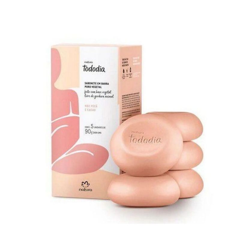 Jabones x5 unid - Nuez, Pecana y Cacao