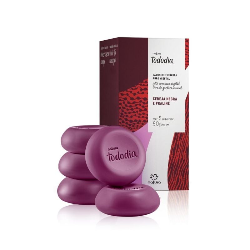 Jabones x5 unid - Cereza negra y praline