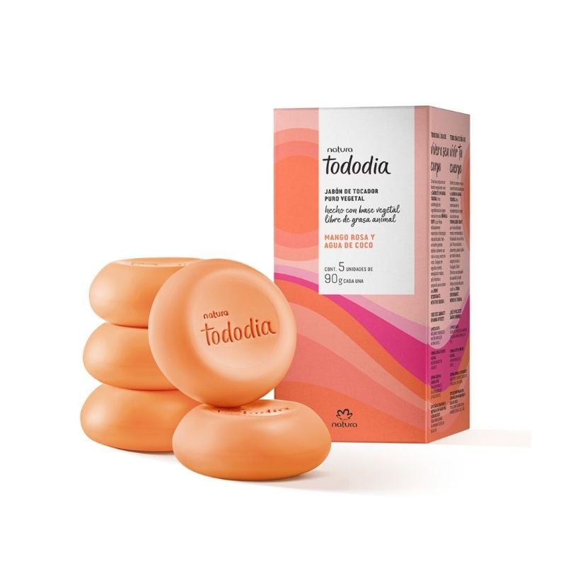 Jabones x5 unid - Mango Rosa y Agua de coco