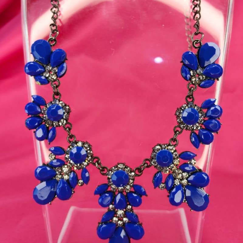 Collar Gotas Azul