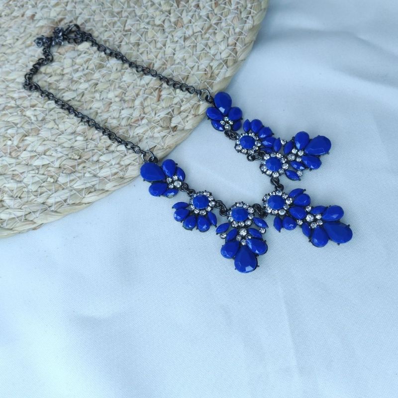 Collar Gotas Azul