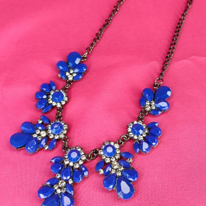 Collar Gotas Azul