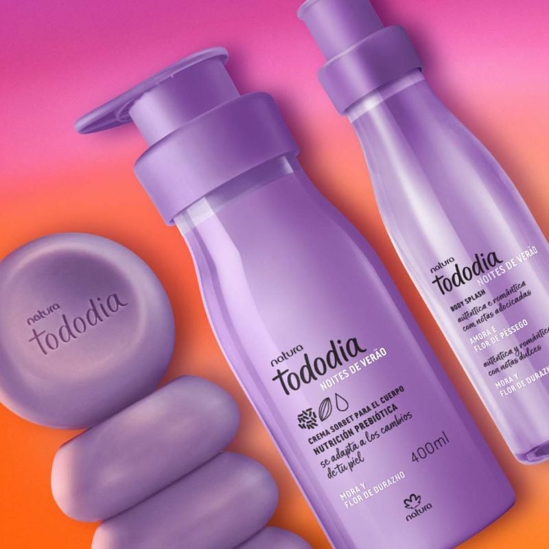 Tododia 3 productos (crema corporal + body splash + caja de jabones)