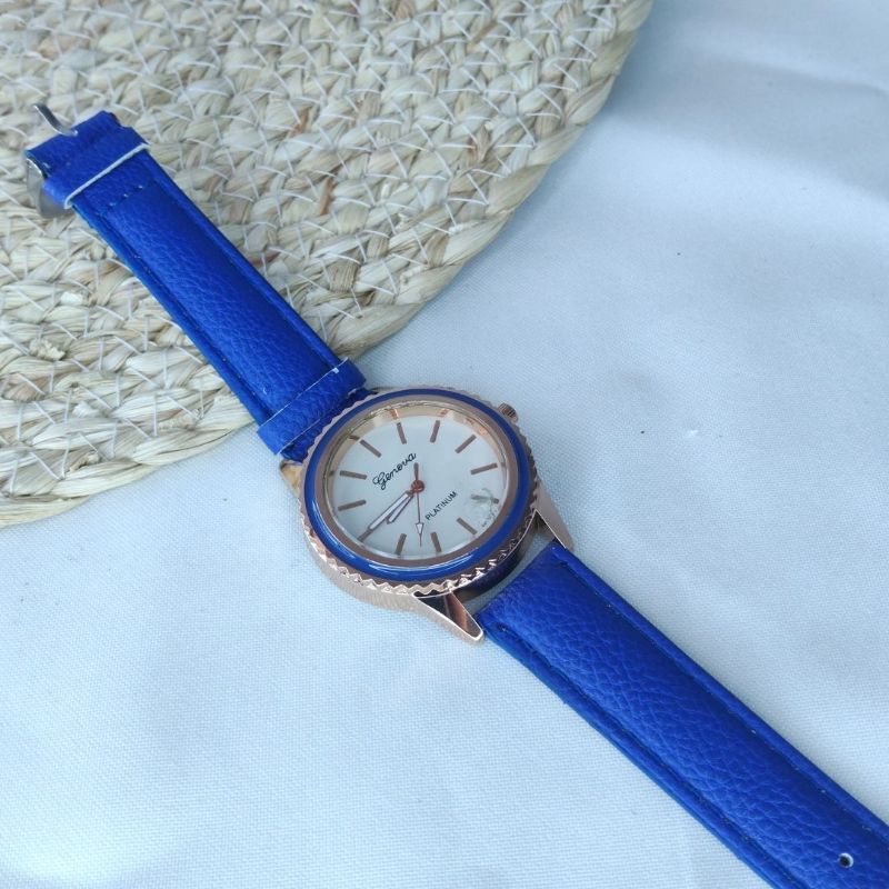 Reloj Azul Dorado