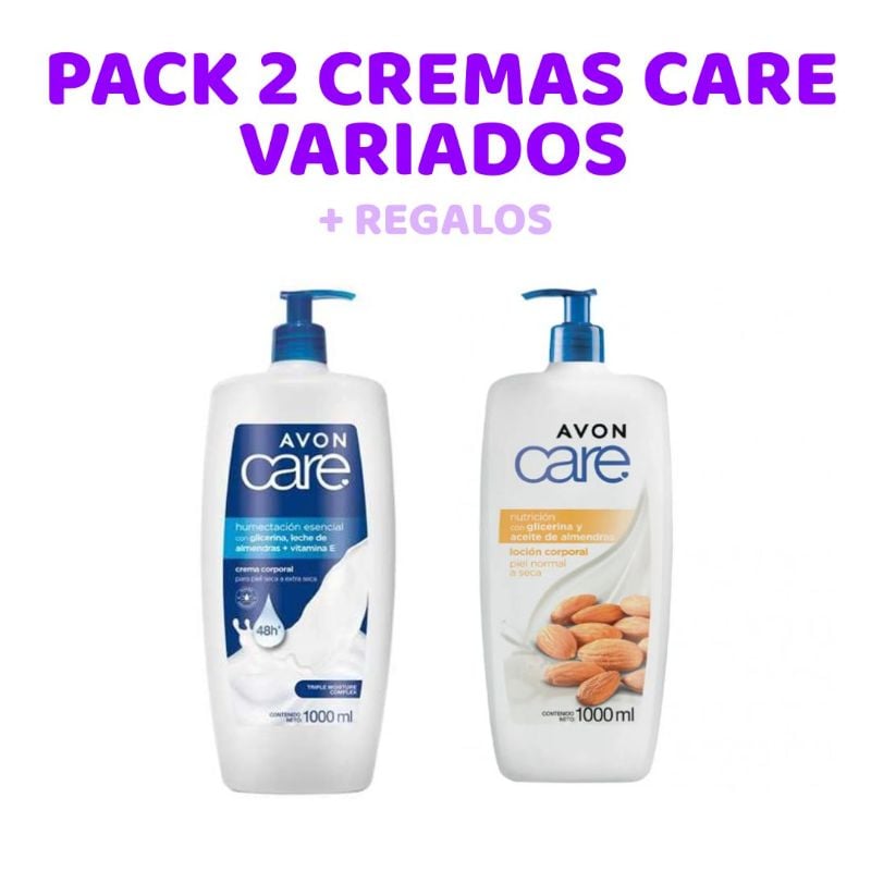 Pack: 2 Cremas Care Variados