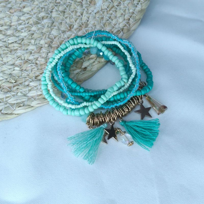 Multipulsera Verde