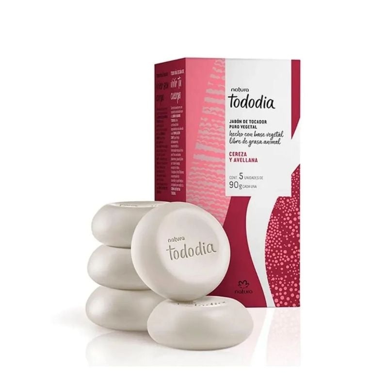 Jabones x5 unid - Cereza y avellana