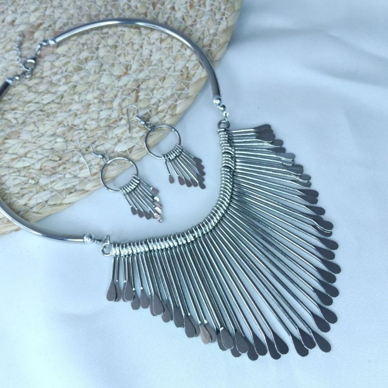 Conjunto Disco Plateado