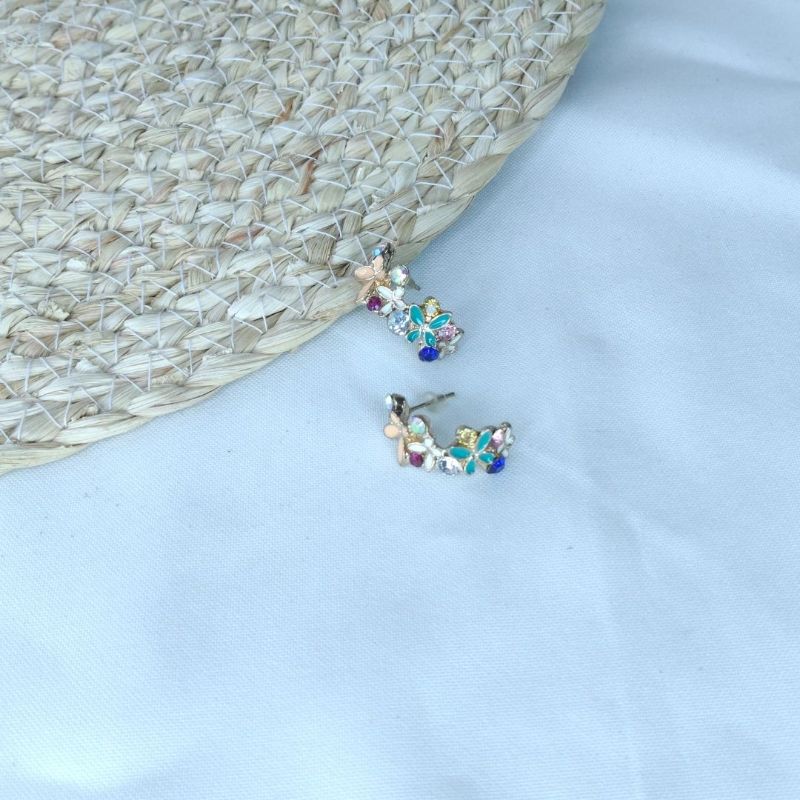 Arete Hojas colores