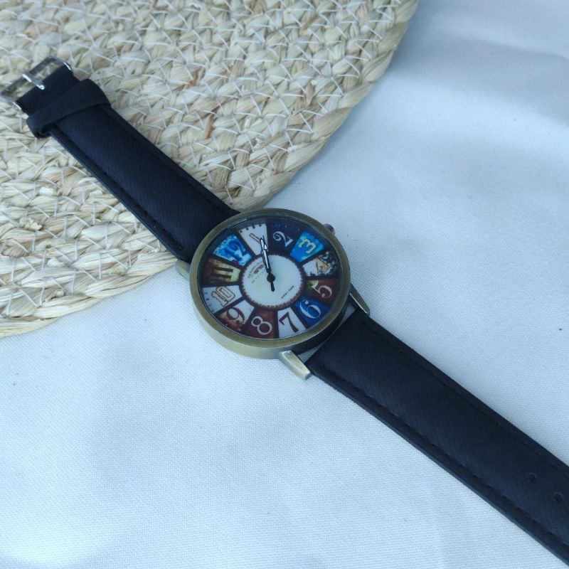 Reloj Negro y Bronce