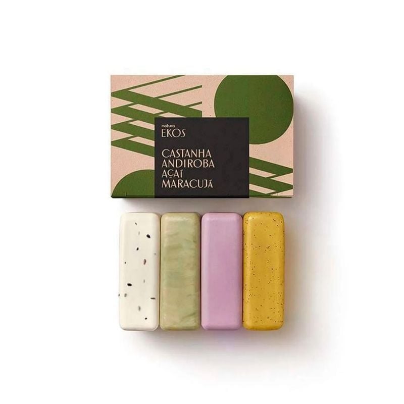 Caja de Jabones Variados - Castaña, andiroba, acai, maracuyá