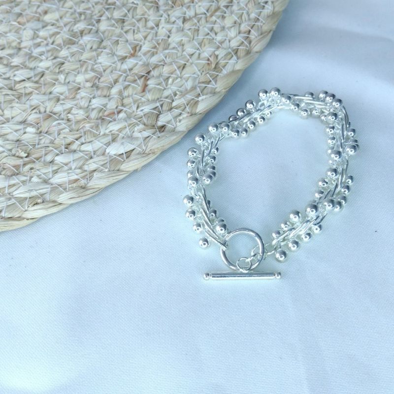 Pulsera Plateada 3