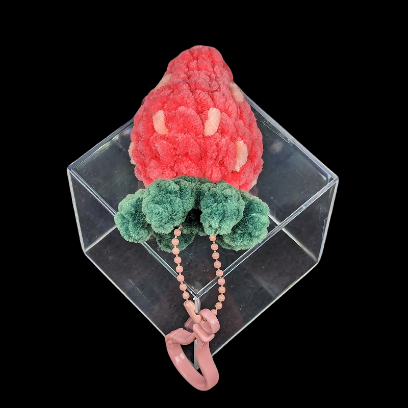 Strawberry Crochet Plush Mini Keychain (Assorted!)