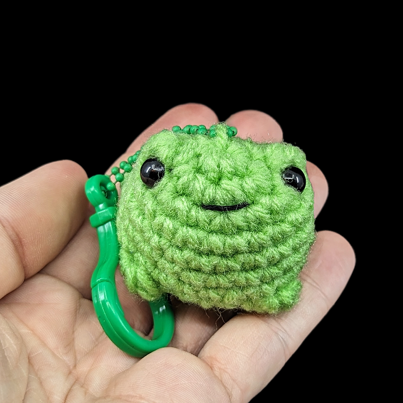 Kawaii Froggie Mini Keychain Plush Toy (Green) - (Various!)