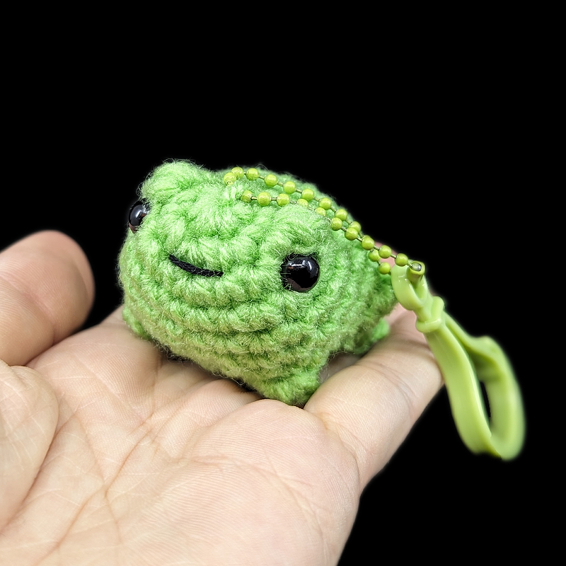 Kawaii Froggie Mini Keychain Plush Toy (Green) - (Various!)