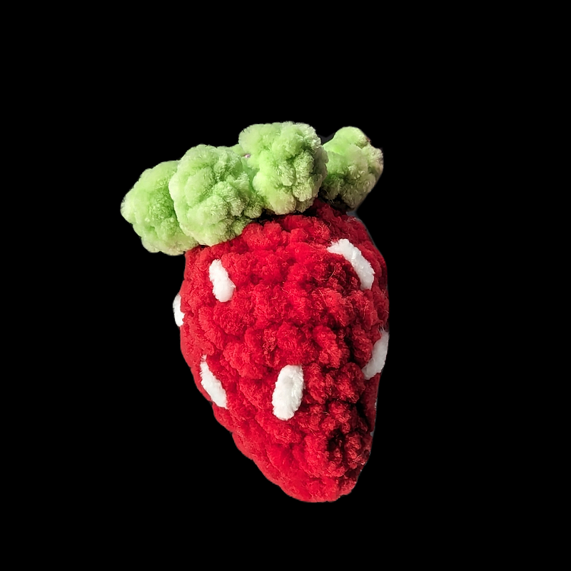 Strawberry Crochet Plush Mini Keychain (Assorted!)