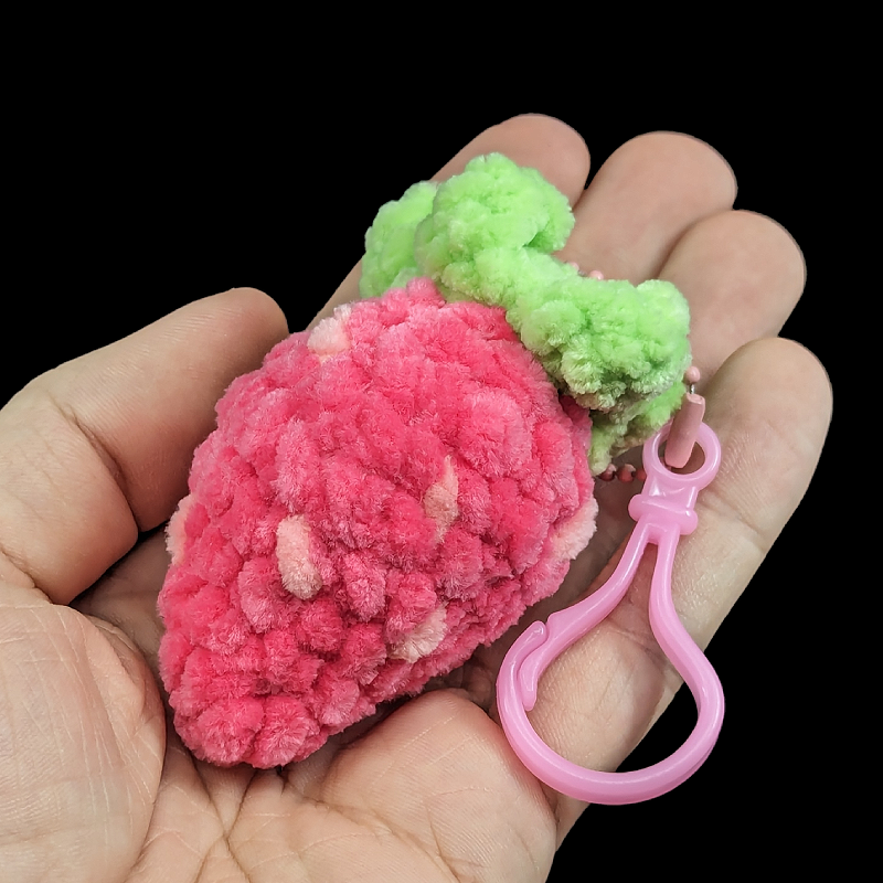 Strawberry Crochet Plush Mini Keychain (Assorted!)