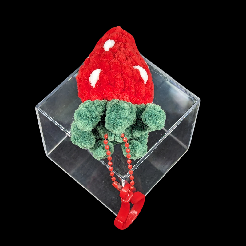 Strawberry Crochet Plush Mini Keychain (Assorted!)