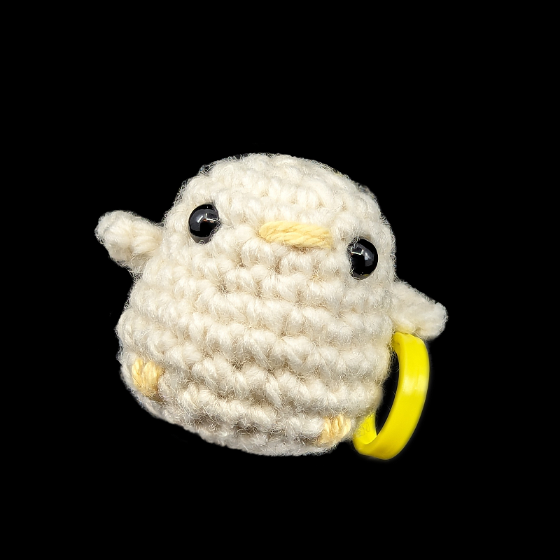 Tiny Kawaii Duckie Chick Crochet Plush Mini Keychain (Assorted!)
