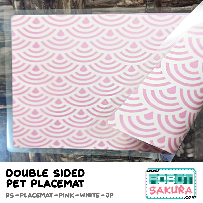 11" x 17" Japanese Pattern Laminated Placemat - Pet Friendly