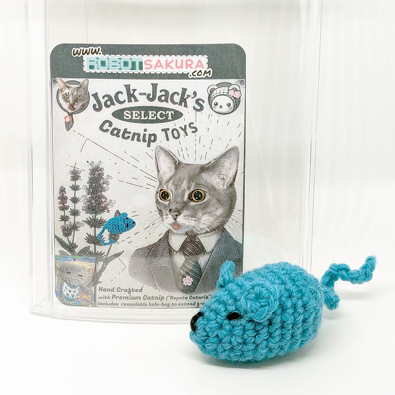 "Jack-Jack's SELECT Catnip Toys" Mouse Shaped (Various Styles!)
