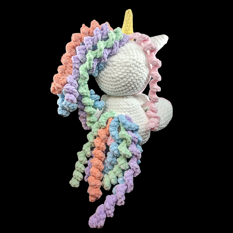 Jumbo Rainbow Unicorn Crochet Plush