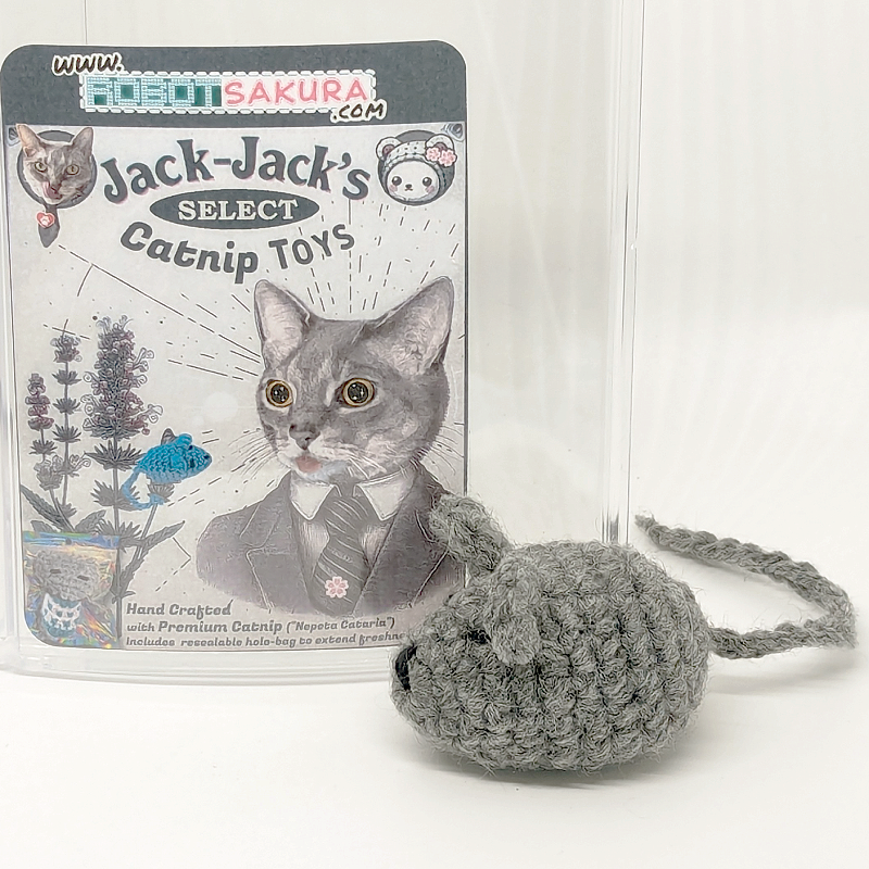 "Jack-Jack's SELECT Catnip Toys" Mouse Shaped (Various Styles!)