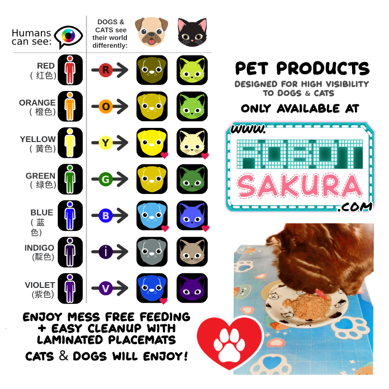 11" x 17" Blue/Pink Laminated Placemat - Pet Friendly