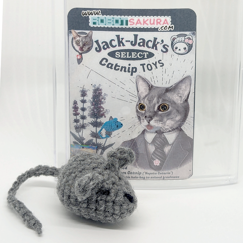 "Jack-Jack's SELECT Catnip Toys" Mouse Shaped (Various Styles!)