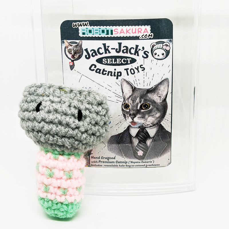 "Jack-Jack's SELECT Catnip Toys" Cat Shaped (Various Styles!)