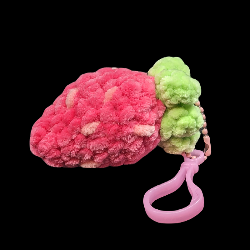 Strawberry Crochet Plush Mini Keychain (Assorted!)