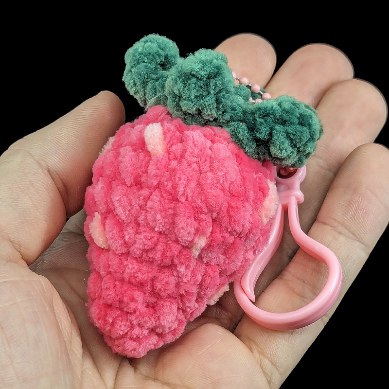 Strawberry Crochet Plush Mini Keychain (Assorted!)