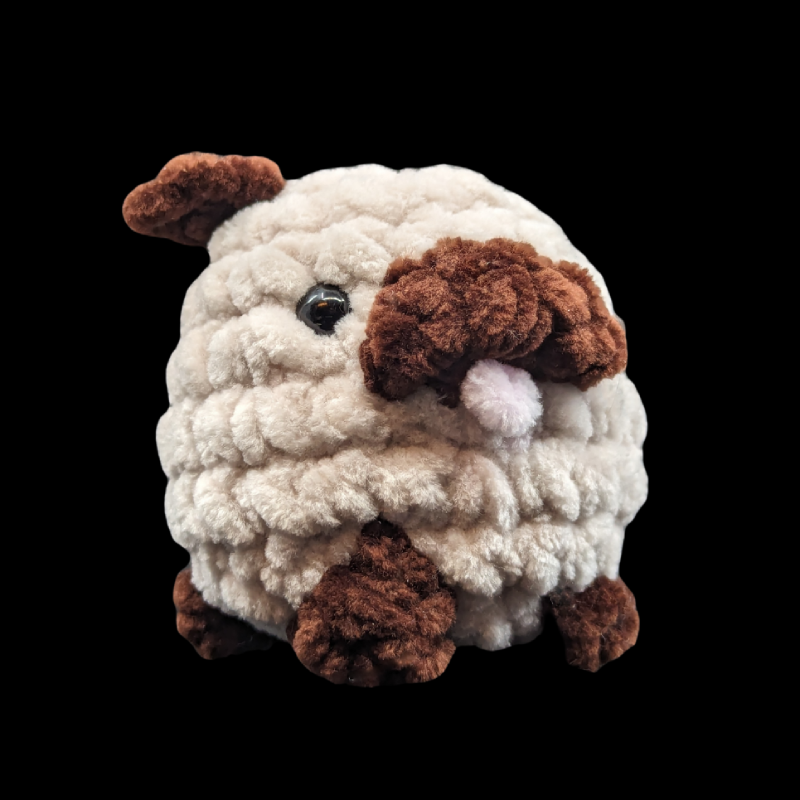 Cute Mini Pug Crochet Ball Plush toy (Assorted!)