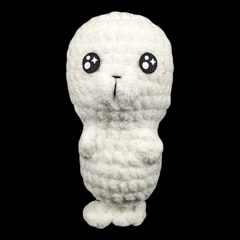 Baby Seal with Kawaii Eyes Crochet Plush